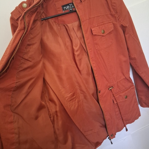 🎉+3(If Bundle)Rue21 Women's Rust Utility Jacket - Picture 3 of 10